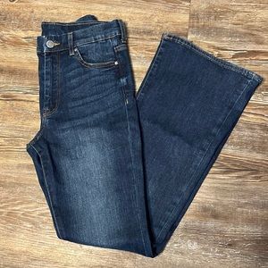 High waist flare jeans